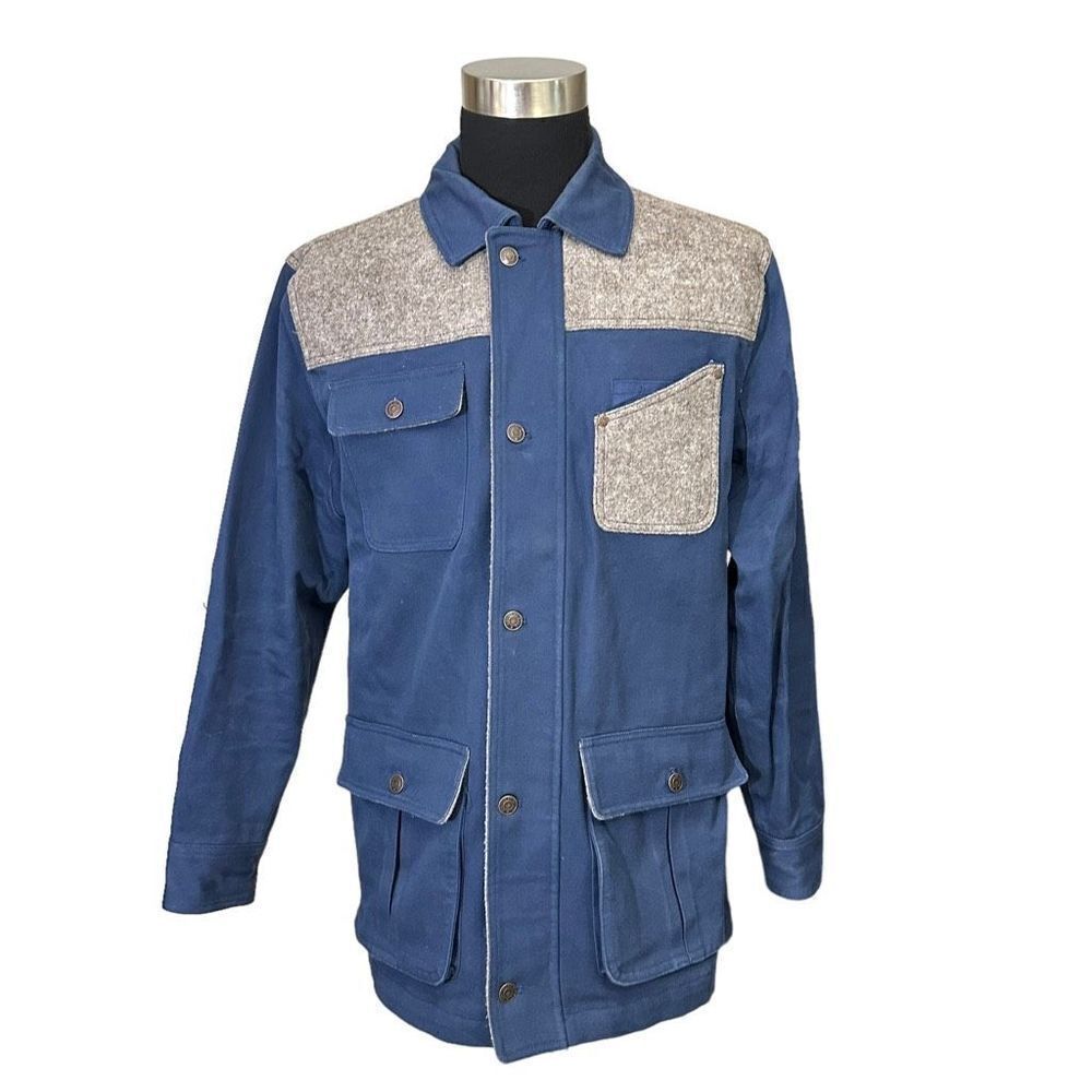 United By Blue Men's‎ Bison Utility Jacket Full zip organic cotton size Large